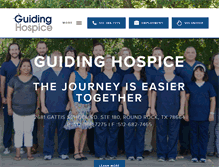 Tablet Screenshot of guidinghospicecare.com